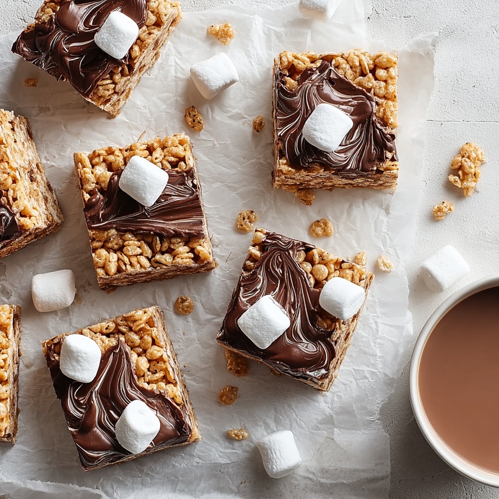 Vegan Gluten-Free S'mores Rice Crispy Treats Recipe - Recipe Image
