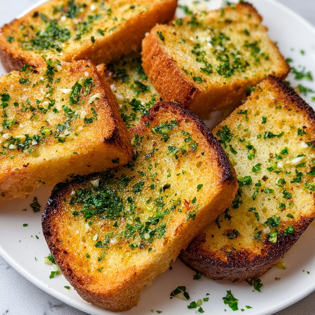 Air Fryer Cheesy Garlic Bread Recipe - Recipe Image