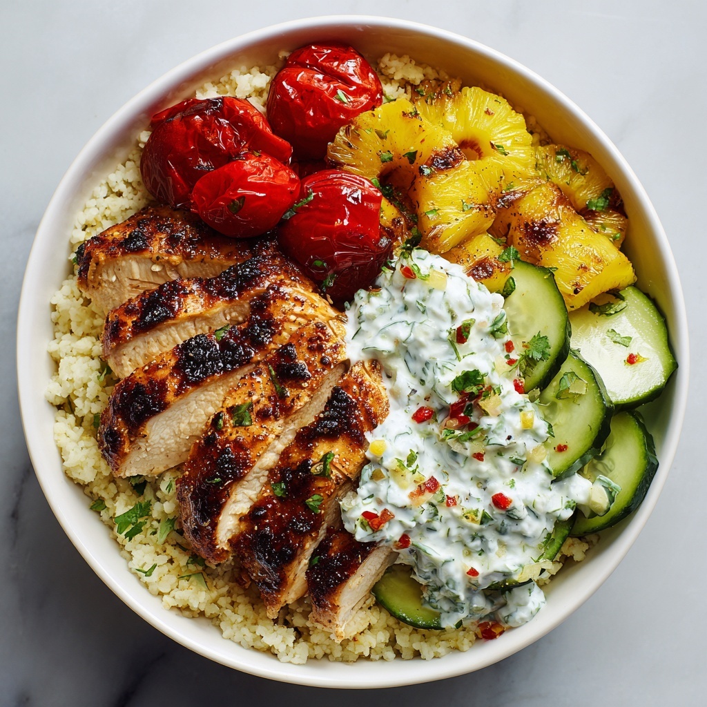 Greek Chicken Tzatziki Bowls Recipe - Recipe Image