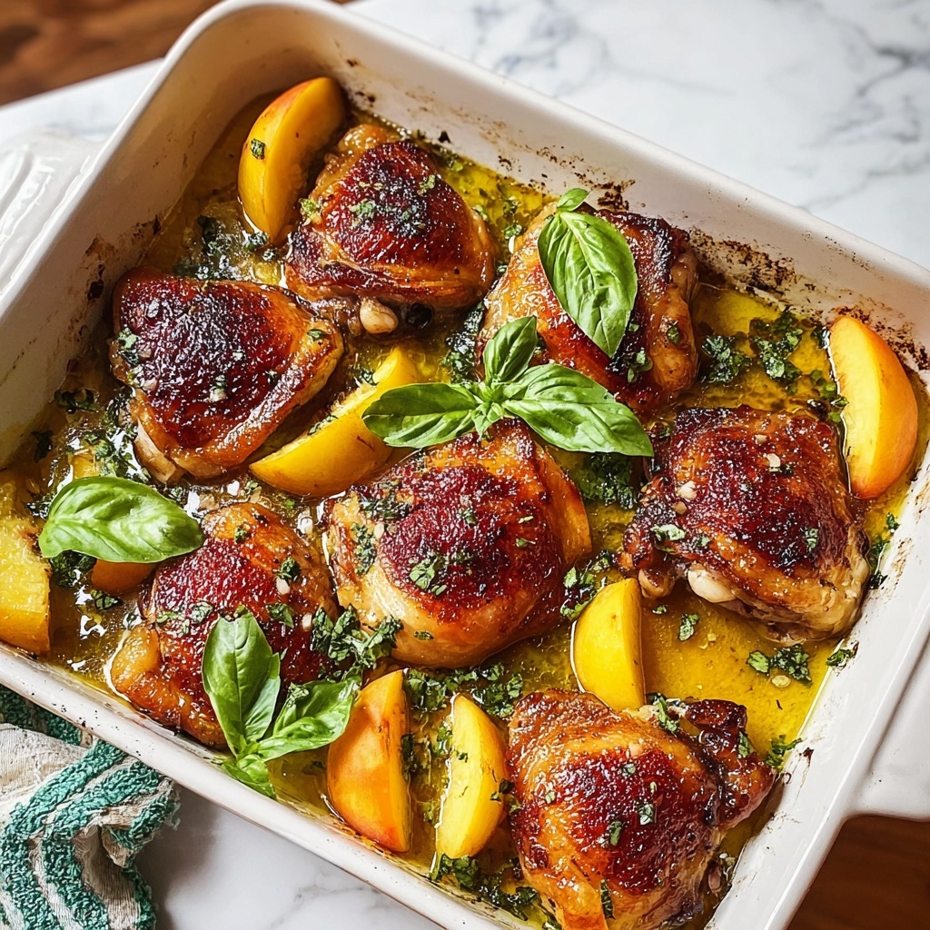 Honey Butter Peach Chicken Recipe - Recipe Image