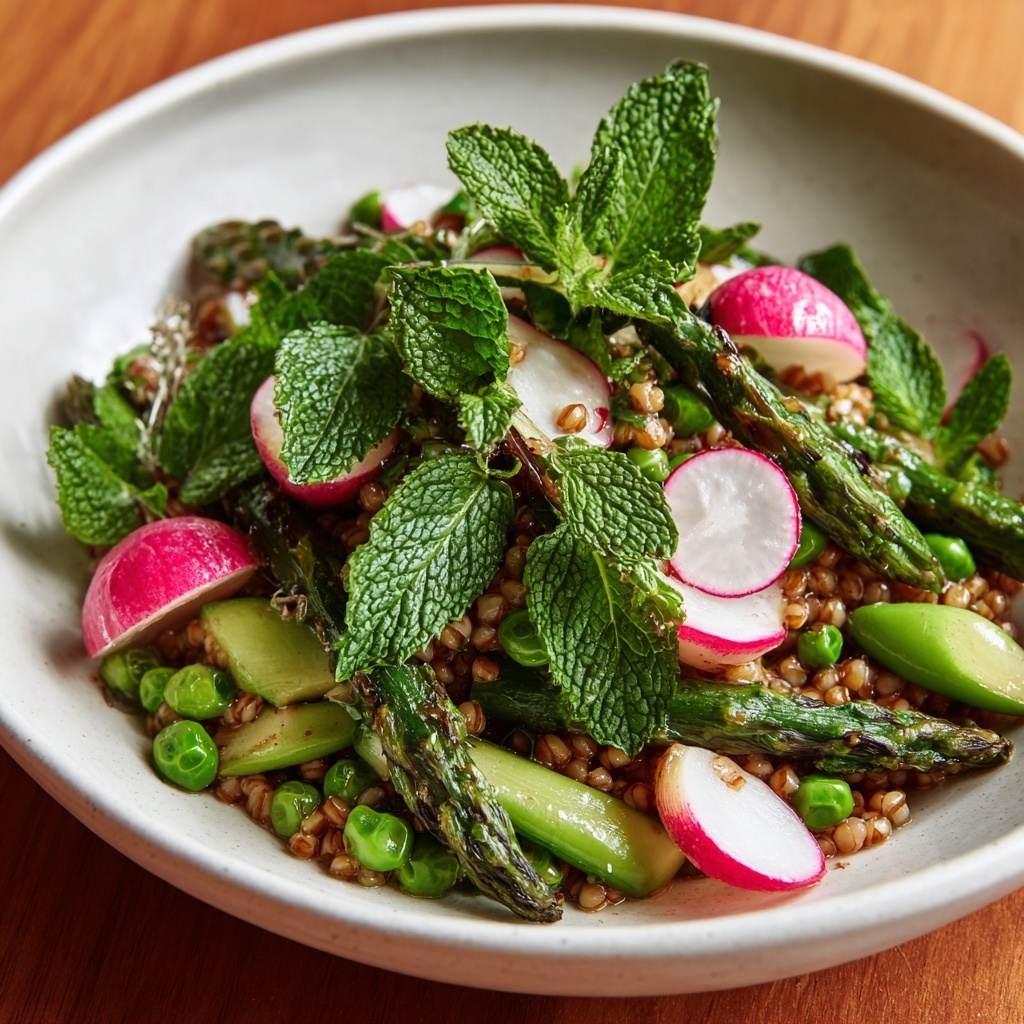 Spring Asparagus and Grain Salad Recipe - Recipe Image