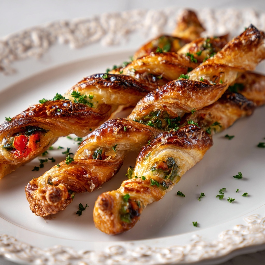 Cheesy Jalapeno Popper Puff Pastry Straws Recipe - Recipe Image