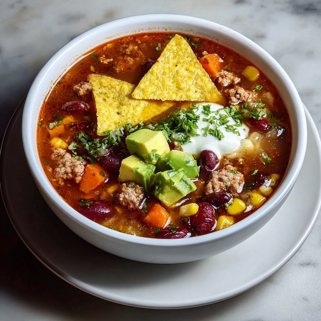 Vegetarian Taco Soup Recipe - Recipe Image