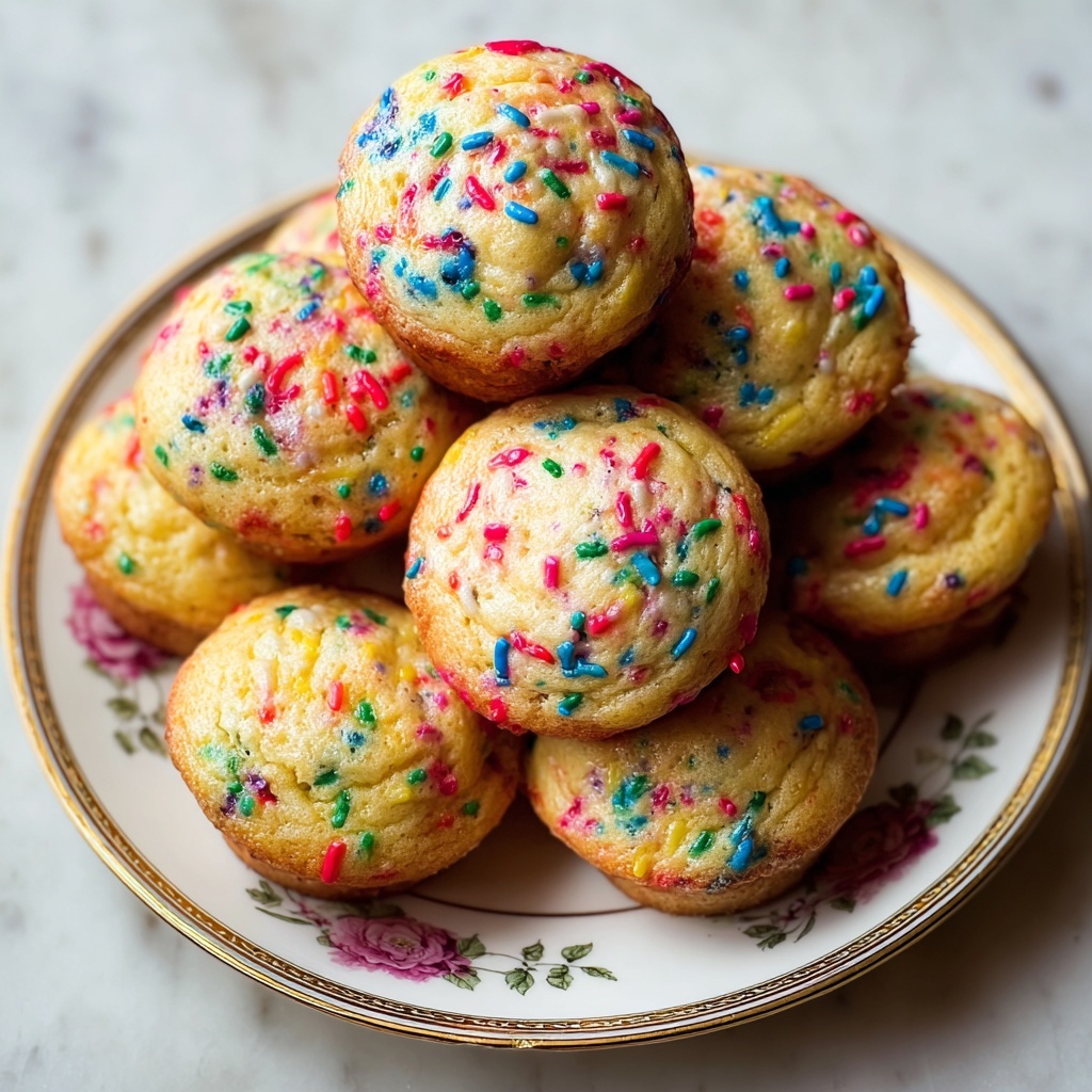 Mini Funfetti Muffins Recipe - Recipe Image