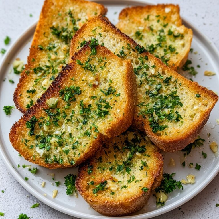 Air Fryer Cheesy Garlic Bread Recipe